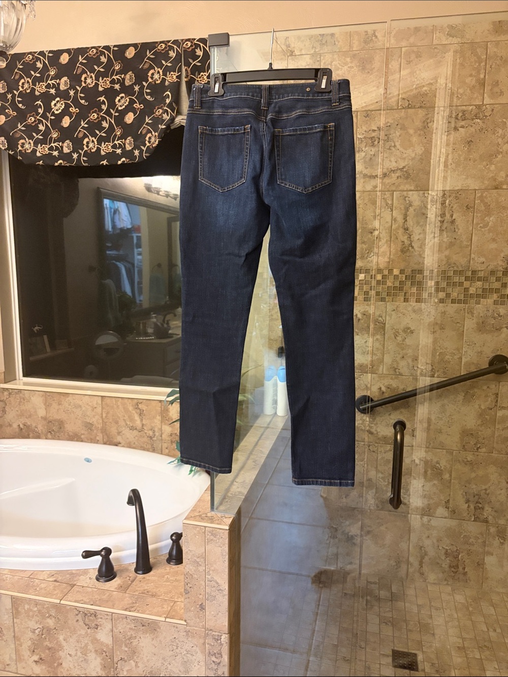 CAbi High Straight Women's Jeans - Classic Indigo - Picture 3 of 4